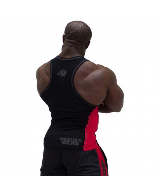 G!WEAR rib tanktop Black/Rad