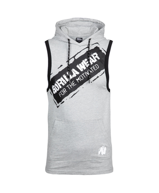 Loretto Hooded Tank Top Gray