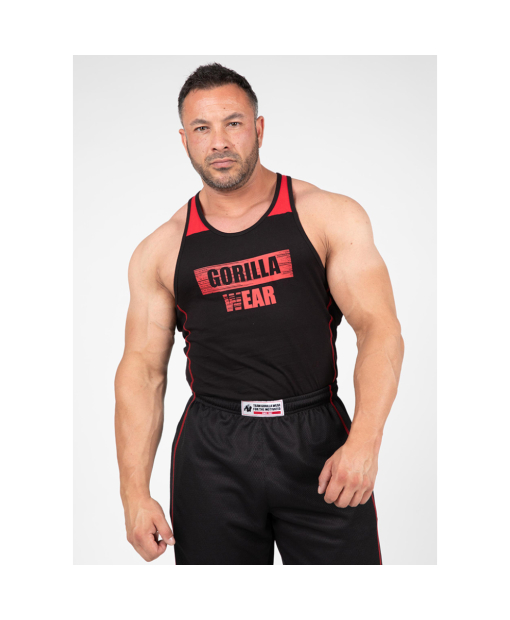 Wallace Tank Top - Black/Red