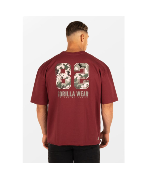Футболка Callaway Oversized T-Shirt Burgundy
