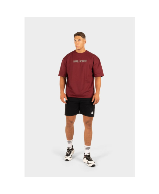 Футболка Callaway Oversized T-Shirt Burgundy4