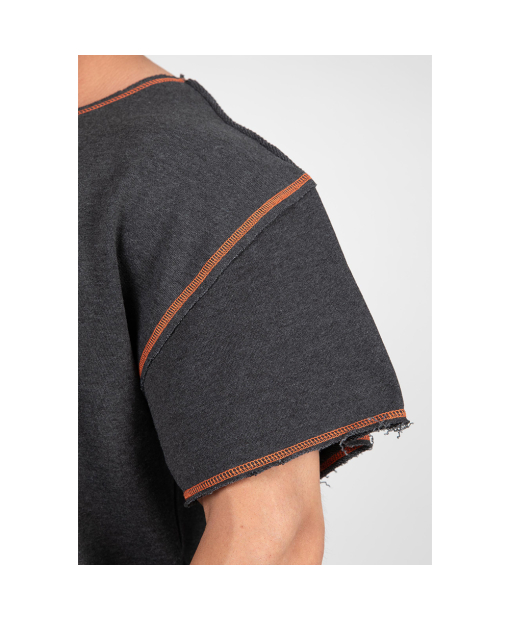 Wallace Workout Top - Gray/Orange