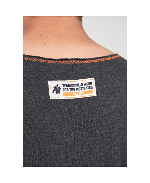 Wallace Workout Top - Gray/Orange