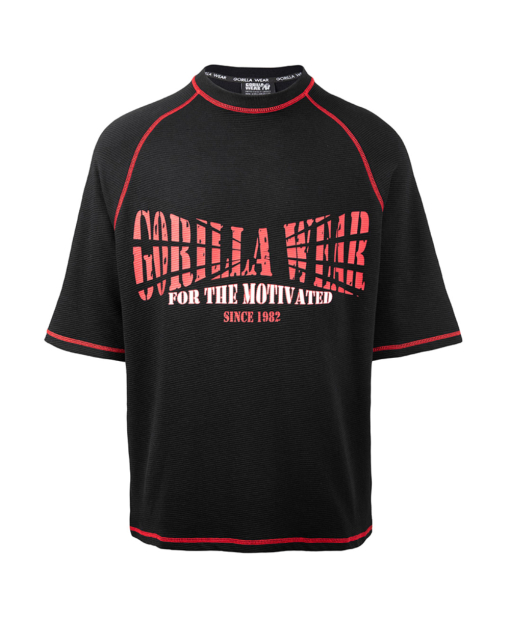 Finley Oversized T-Shirt Black/Red