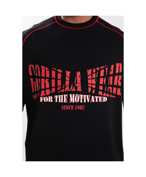 Finley Oversized T-Shirt Black/Red