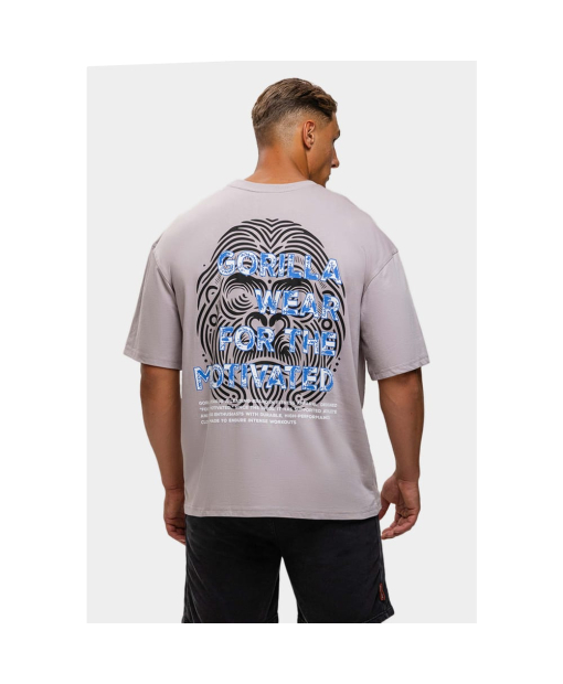 Футболка Macon Oversized T-Shirt Light Gray