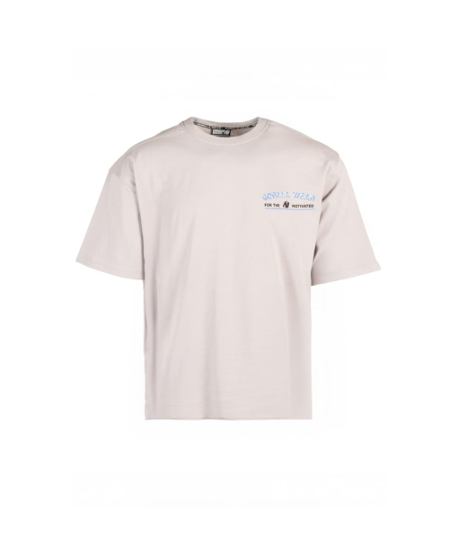 Футболка Macon Oversized T-Shirt Light Gray3