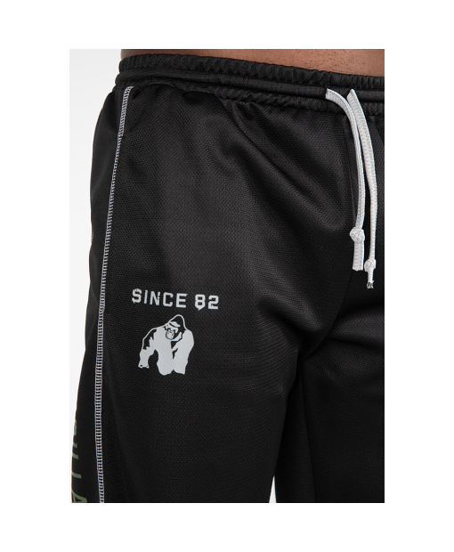 Functional Mesh Pants - Black/Green