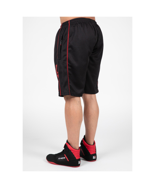 Wallace Mesh Shorts - Black/Red