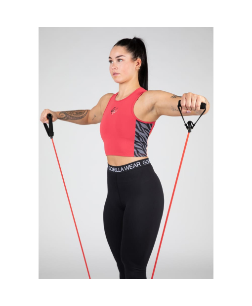 Топ Zion Crop Top Red4