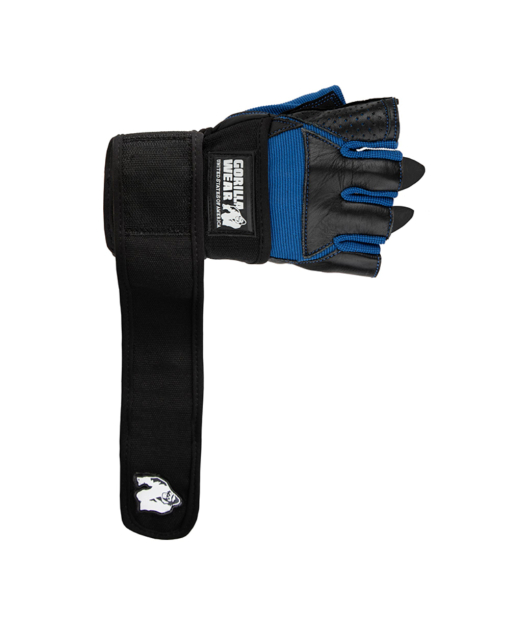Dallas Wrist Wrap Gloves Black/Blue
