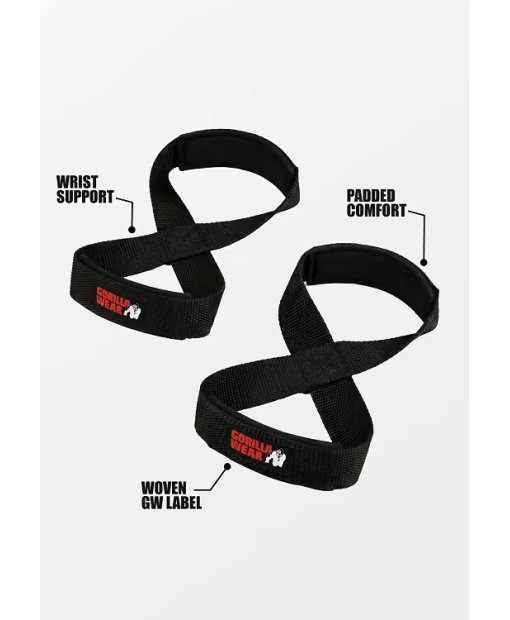 Лямки Figure 8 Lifting Straps Black