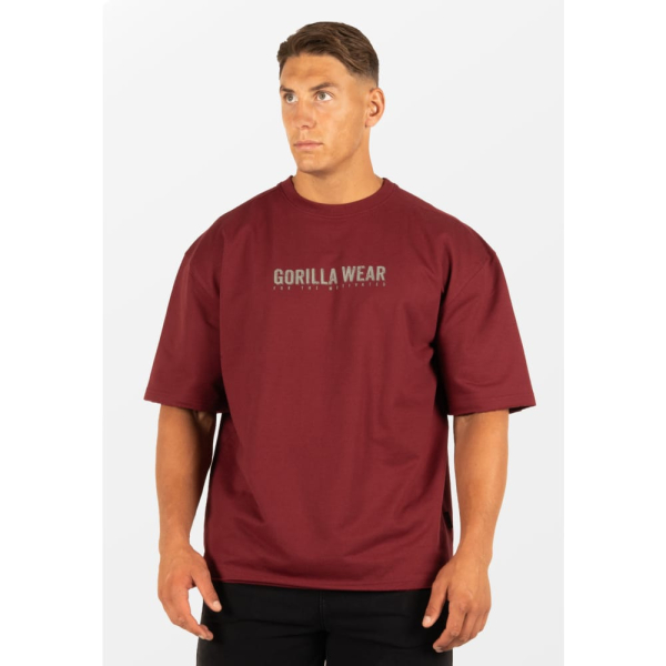 Футболка Callaway Oversized T-Shirt Burgundy1