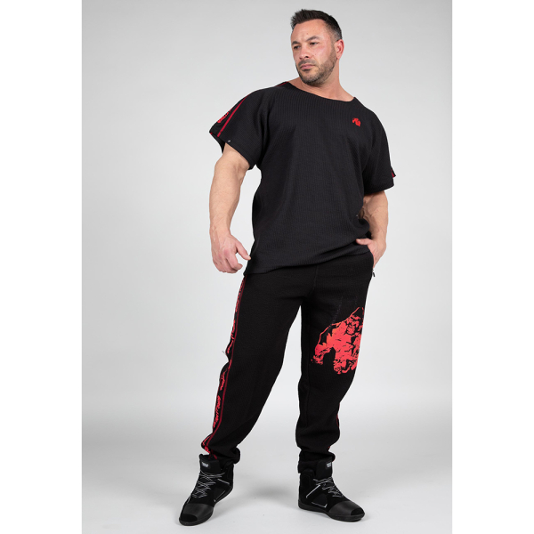 Buffalo Old School Workout Top Black/Red
