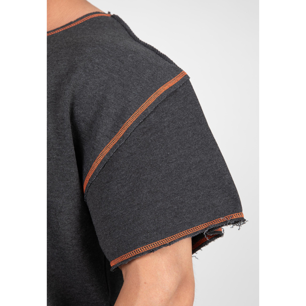 Wallace Workout Top - Gray/Orange