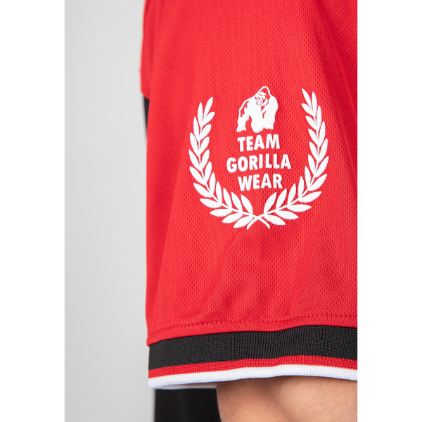 Trenton Football Jersey - Black/Red