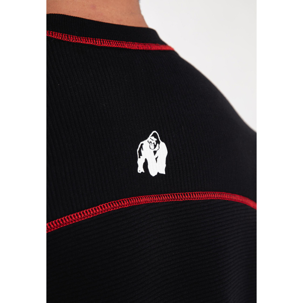 Finley Oversized T-Shirt Black/Red