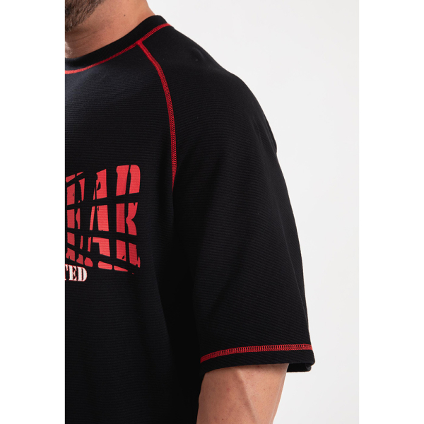 Finley Oversized T-Shirt Black/Red
