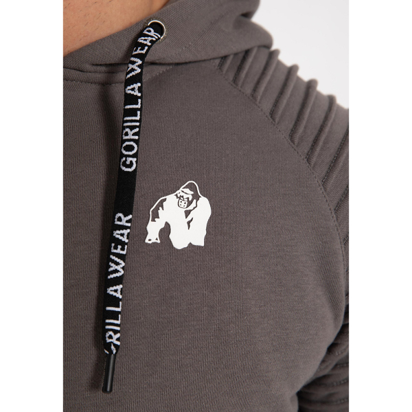Georgia Zipped Hoodie Gray