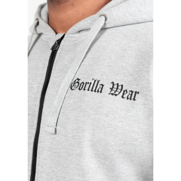 Кофта Utah Zipped Hoodie Light Gray8