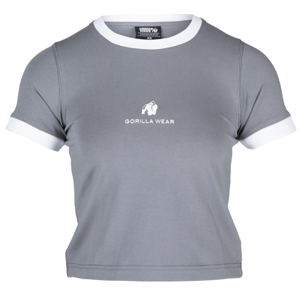 New Orleans Cropped T-Shirt Gray