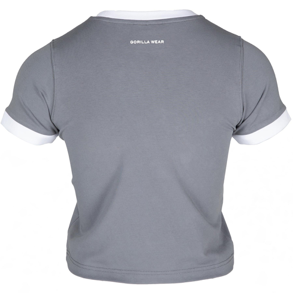 New Orleans Cropped T-Shirt Gray