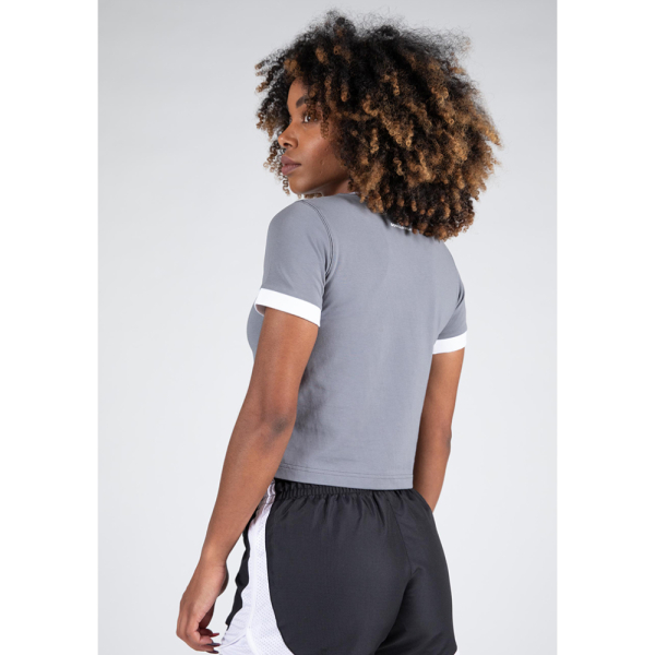 New Orleans Cropped T-Shirt Gray