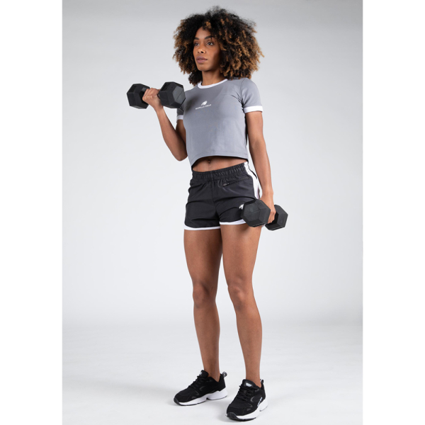 New Orleans Cropped T-Shirt Gray