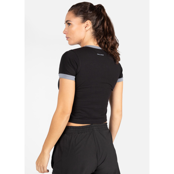 New Orleans Cropped T-Shirt Black