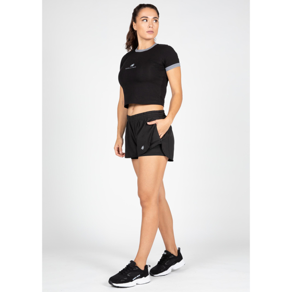 New Orleans Cropped T-Shirt Black