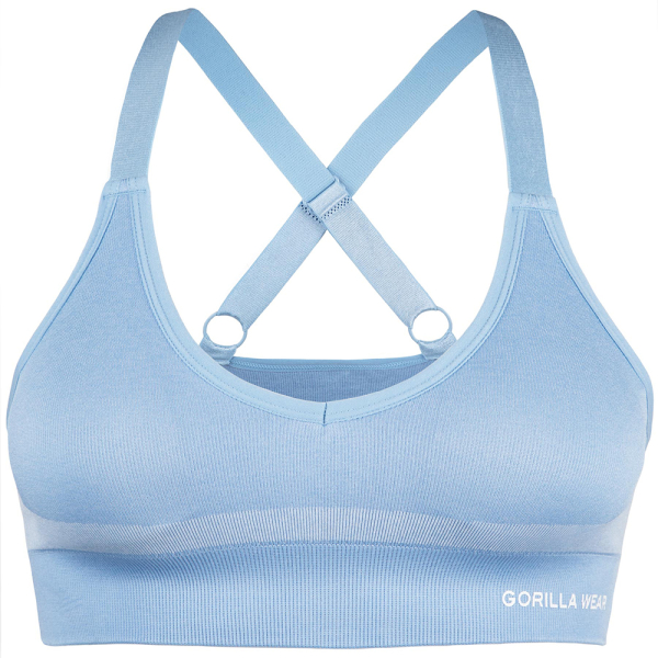 Selah Seamless Sports Bra Light Blue