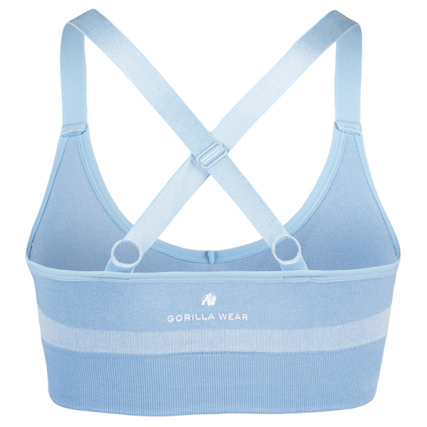 Selah Seamless Sports Bra Light Blue
