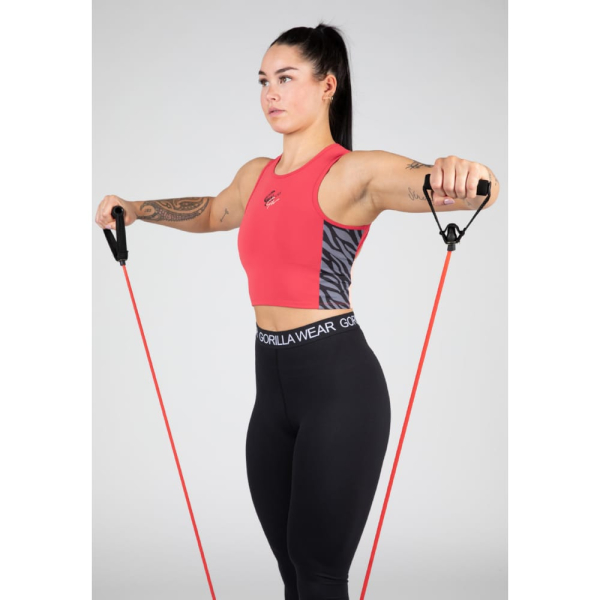 Топ Zion Crop Top Red4