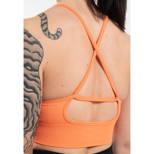 Olivia Seamless Sports Bra Peach