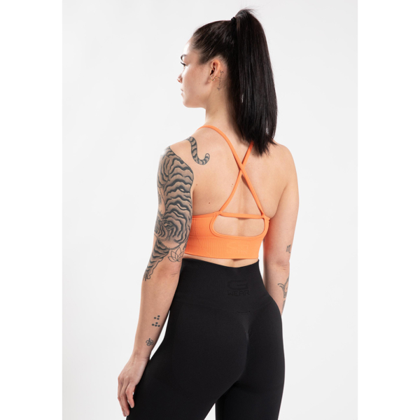 Olivia Seamless Sports Bra Peach