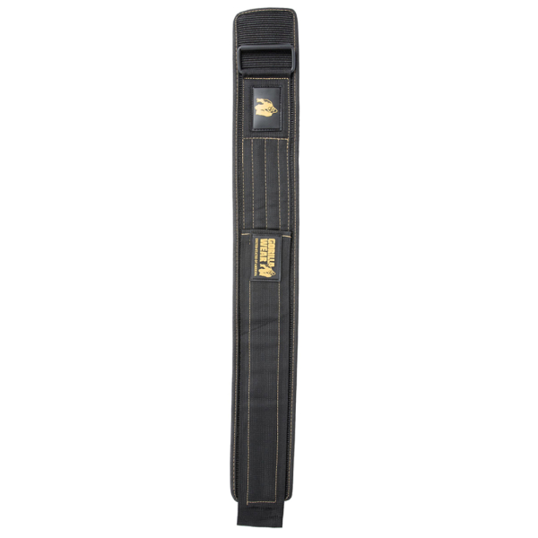 Gorilla Wear 4 Inch Nylon Lifting Belt Black/Gold