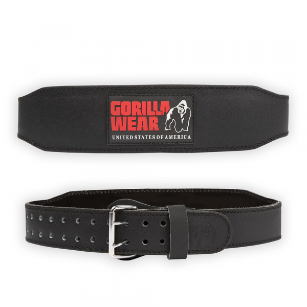 Gorilla Wear 4 Inch Padded Leather Lifting Belt