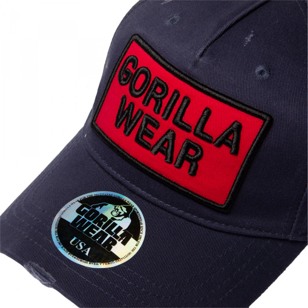 Harrison Cap Navy Blue/Red