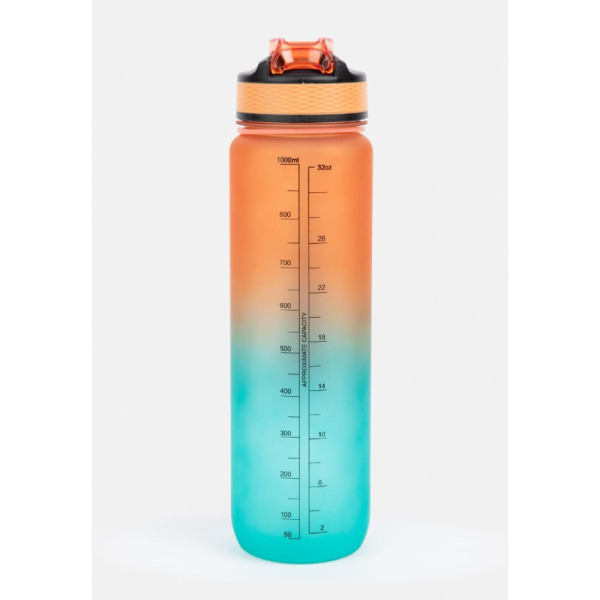 Пляшка Gradient Water Bottle 1000ML Green/Orange2