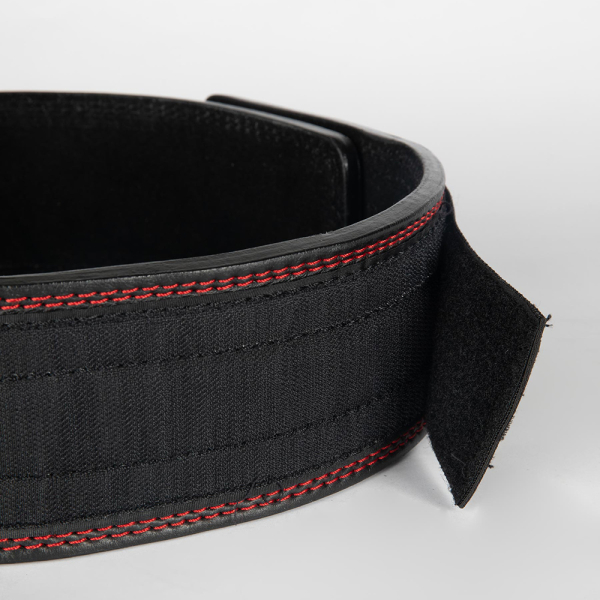 Gorilla Wear 4 Inch Premium Leather Lifting Belt Black